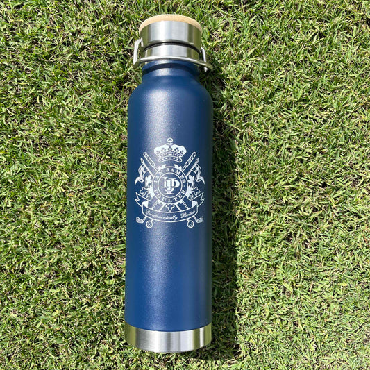 Navy "Crest" Water Bottle
