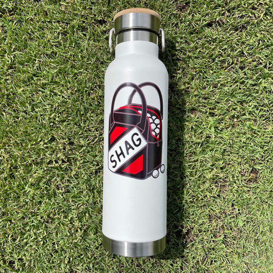 White "Shag" Water Bottle
